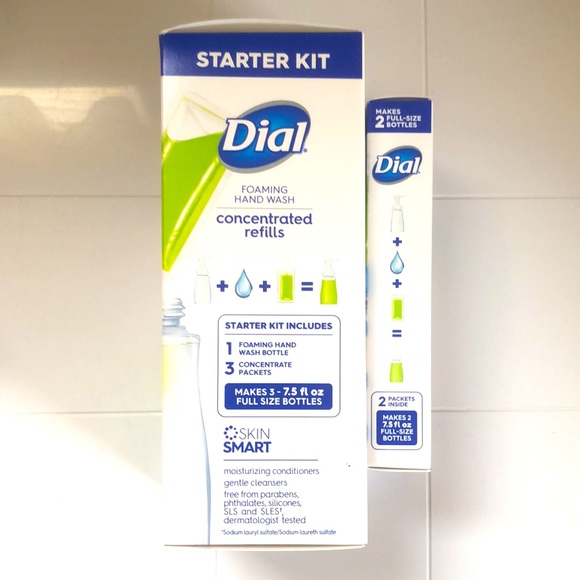 DIAL Foaming Hand Wash Starter Kit plus Refill box - Picture 4 of 4